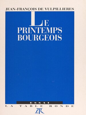 cover image of Le printemps bourgeois